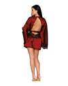 Dreamgirl Open Back Satin Robe