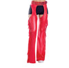 Dreamgirl Black Fringe Chaps with Glitter Belt – Western Costume Accessory Costume Dreamgirl S Red 