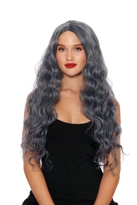 Dreamgirl Gray Wavy Wig Costume Accessory Dreamgirl 