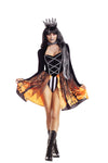 Dreamgirl Halloween Queen Bodysuit with Attached Skirt & Crown Women’s Costume Costume Dreamgirl 