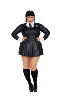 Dreamgirl Plus Size Gothic Schoolgirl Women's Costume Dreamgirl 