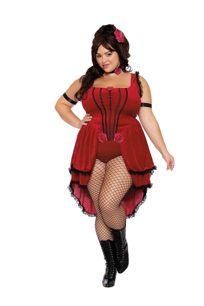 Dreamgirl Plus Size Saloon Siren Women's Costume Dreamgirl 