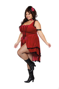 Dreamgirl Plus Size Saloon Siren Women's Costume Dreamgirl 