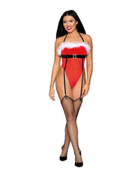 Dreamgirl Santa Garter Teddy Lingerie Dreamgirl 