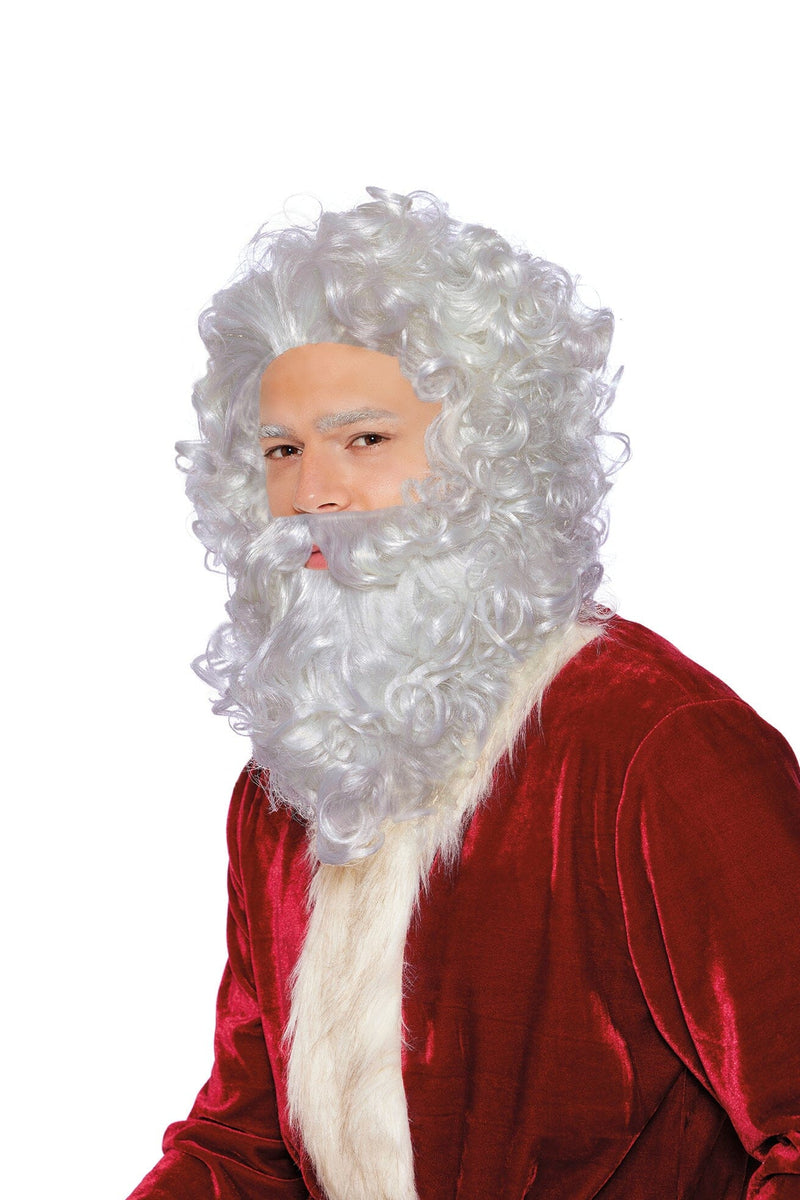 Dreamgirl Santa Wig & Beard Costume Accessory Dreamgirl 