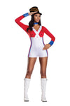 Dreamgirl Toy Soldier Romper with Cross-Front Side Stripes Women’s Costume Costume Dreamgirl 